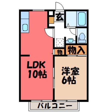 小金井駅 徒歩17分 1階の物件間取画像